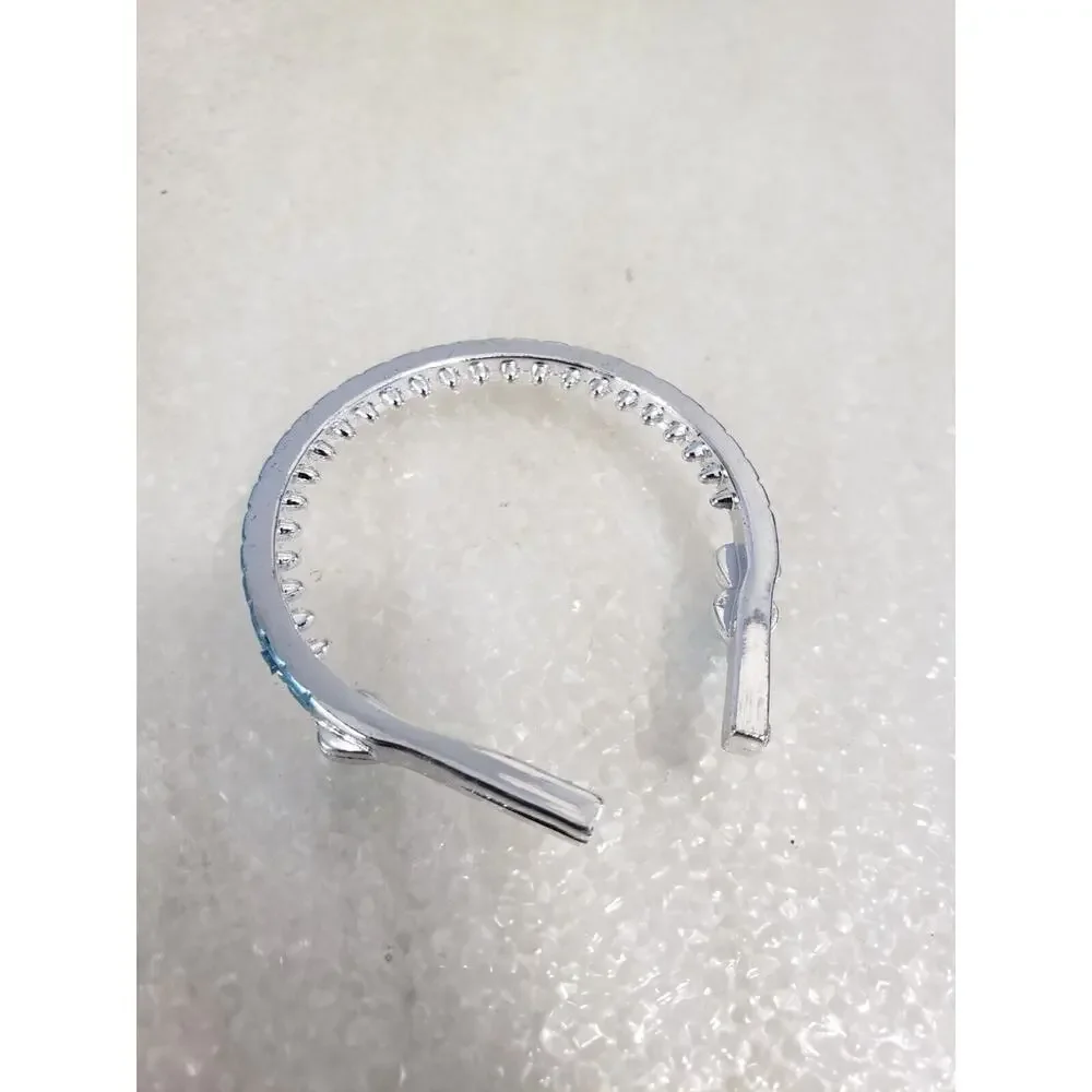 RARE Bratz accessory headband silver‎ blue sweetheart hearts meygan jade cloe